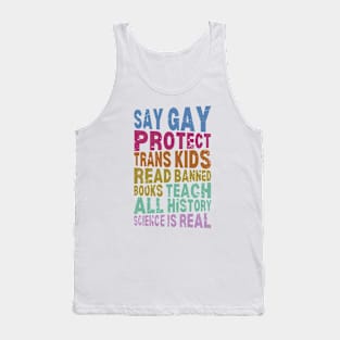 Liberal Values - Distressed Look Tank Top